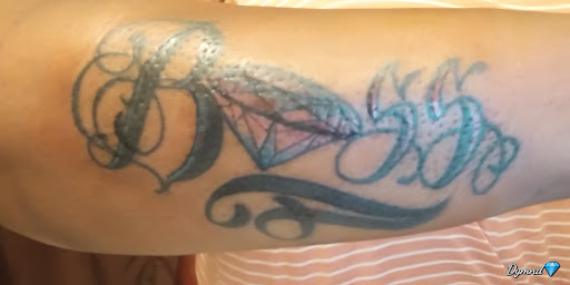 Explore memphis tattoo ideas, creative tattoo ideas in Norfolk, available at Artisan Body Piercing and Tattoo