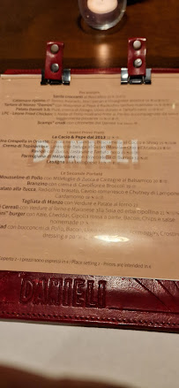 Restaurant Danieli à Bassano del Grappa (la carte)