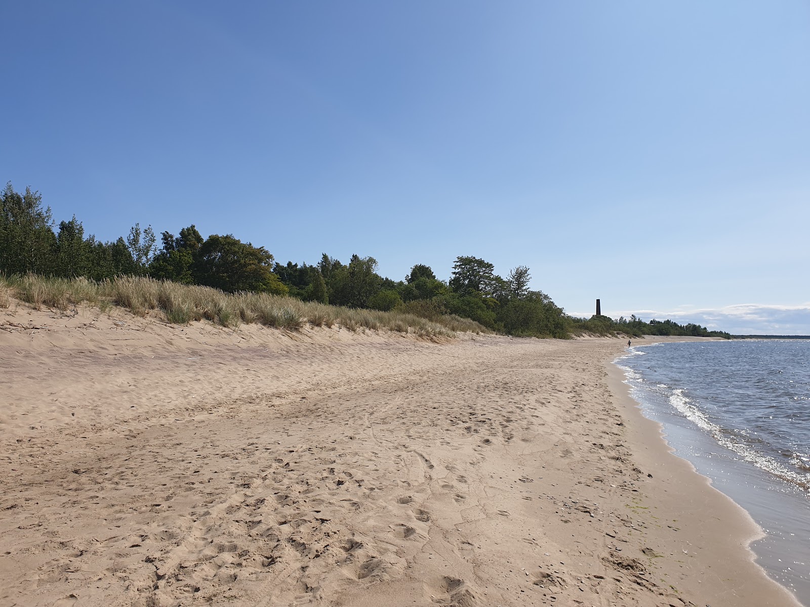Foto von Daugavgrivas pludmale mit sehr sauber Sauberkeitsgrad