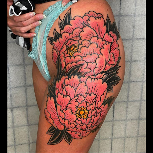 Explore upper arm tattoo ideas, creative tattoo ideas in Springfield, available at Good Heart Tattoos