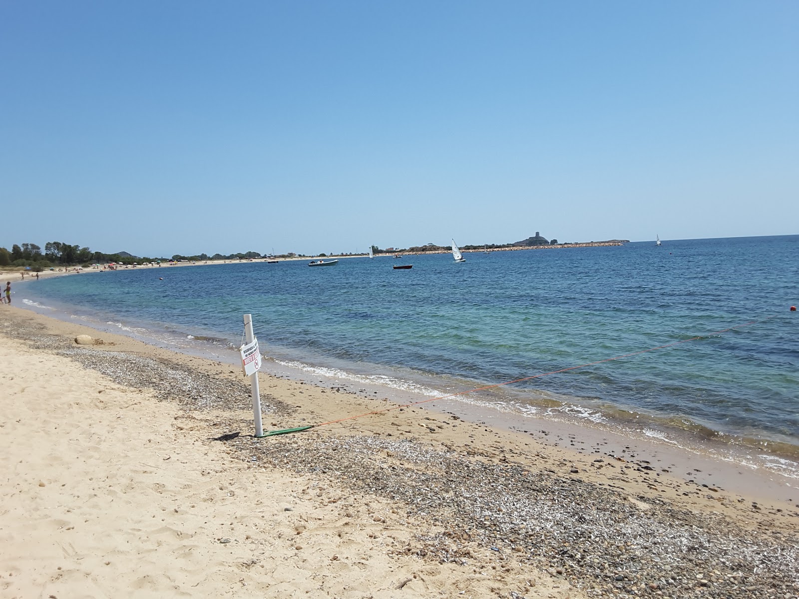 Fotografija Spiaggia di Nora II z dolg zaliv