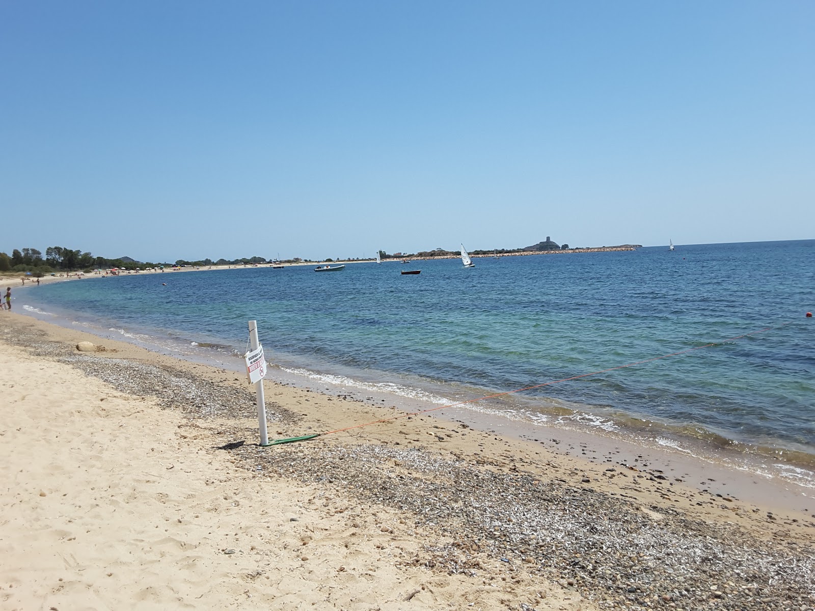 Foto von Spiaggia di Nora II mit sehr sauber Sauberkeitsgrad
