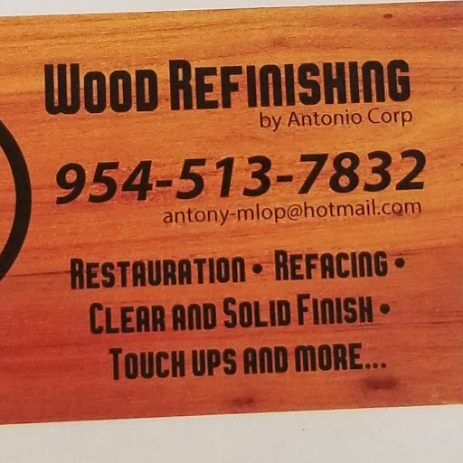 Wood Refinishing by Antonio Corp