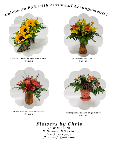 Florist «Flowers by Chris», reviews and photos, 1023 Cathedral St, Baltimore, MD 21201, USA