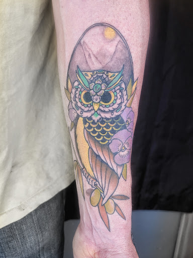 Find cat tattoo ideas simple for your next unique tattoo in Carbondale at Bonedale Tattoo