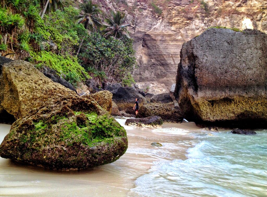 Foto de Sunset Beach com areia branca superfície