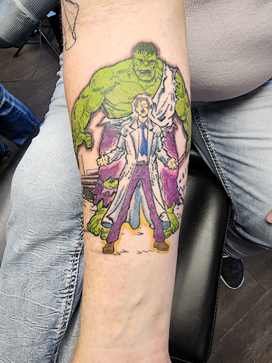 Explore manatee tattoo ideas, creative tattoo ideas in Hamilton, available at Immortal Canvas Tattoo & Piercing Studios