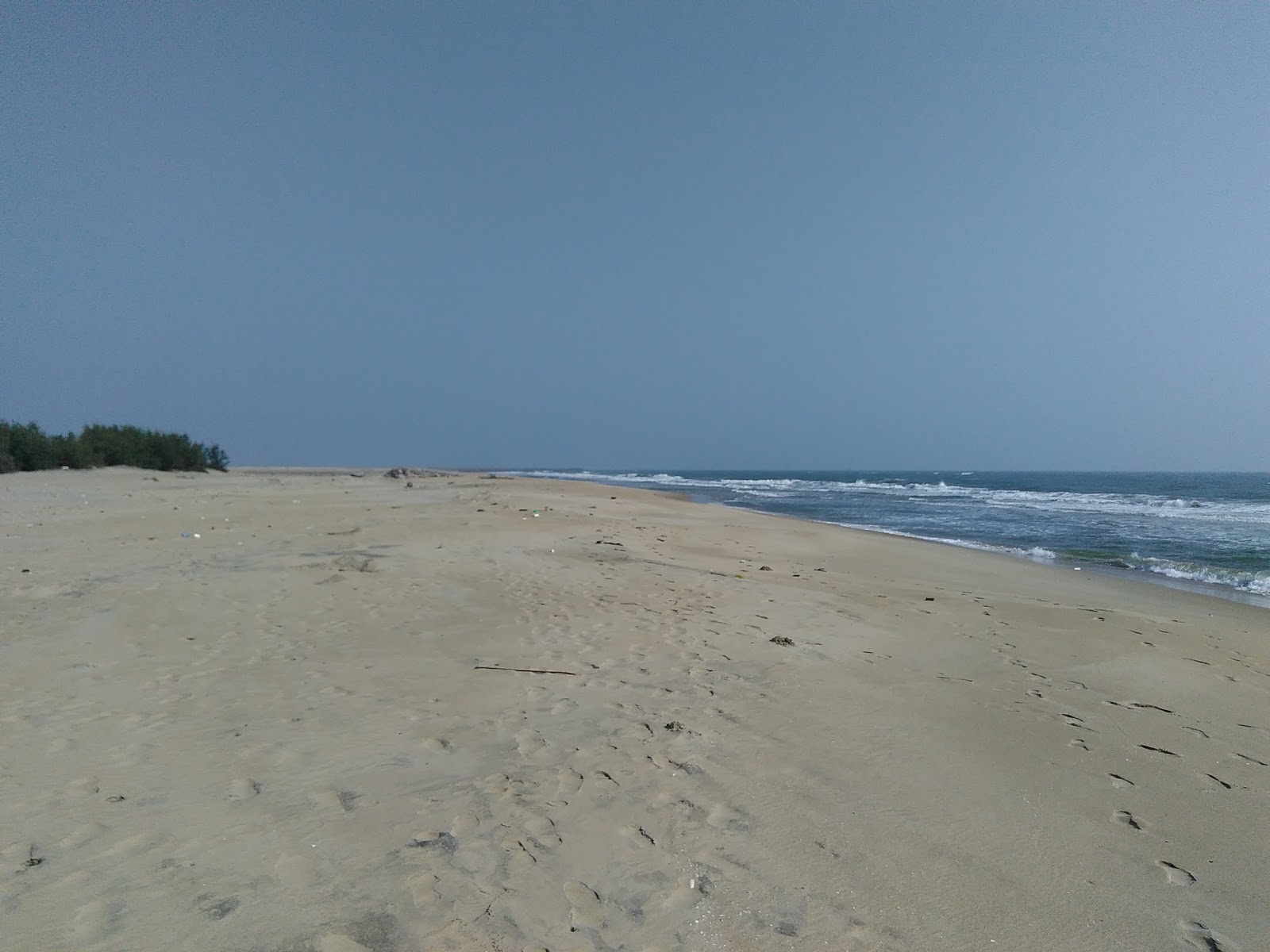 Foto di Pazhaiyar Beach con parzialmente pulito livello di pulizia