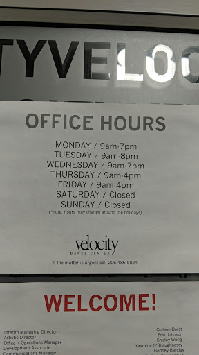 Dance School «Velocity Dance Center», reviews and photos, 1621 12th Ave, Seattle, WA 98122, USA