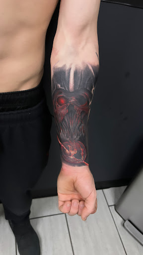 Explore tattoo geometric ideas, creative tattoo ideas in Cadillac, available at Limitless Ink Tattoo Studio