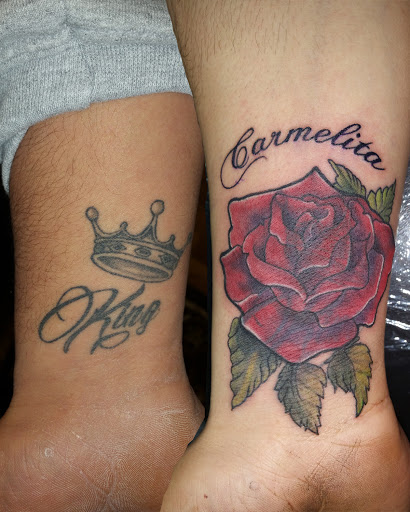 Explore knuckle tattoo ideas for men, creative tattoo ideas in Foley, available at Black Sheep Custom Tattoos and Piercings