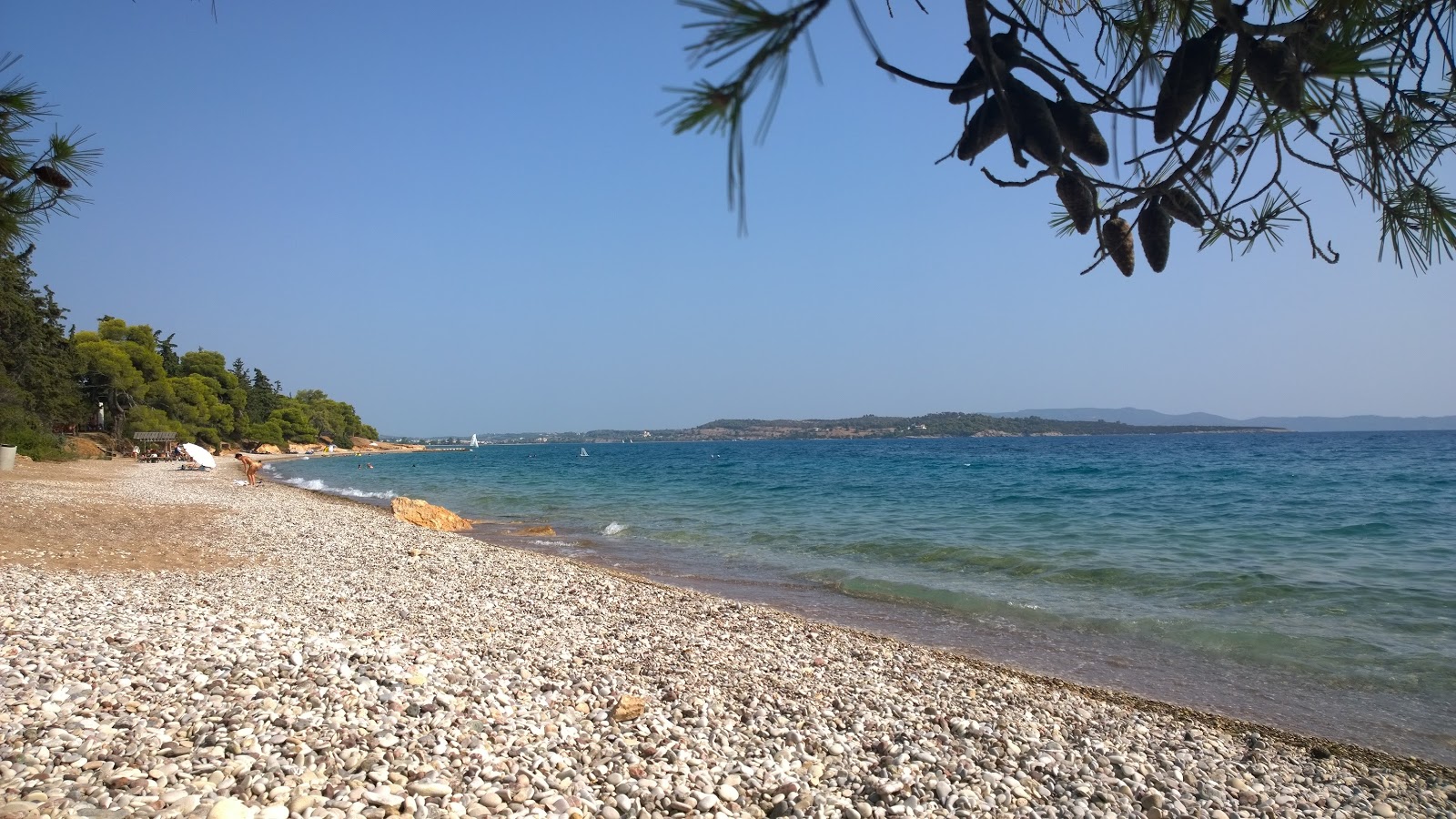 Photo of Ververonda beach with turquoise pure water surface