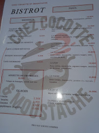 Restaurant Chez Cocotte & Moustache à Longvic (la carte)