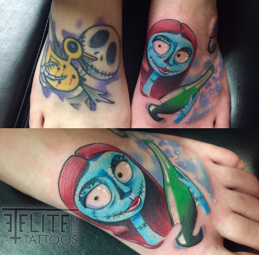 Explore hourglass tattoo ideas, creative tattoo ideas in Myrtle Beach, available at Elite Ink Tattoos of Myrtle Beach