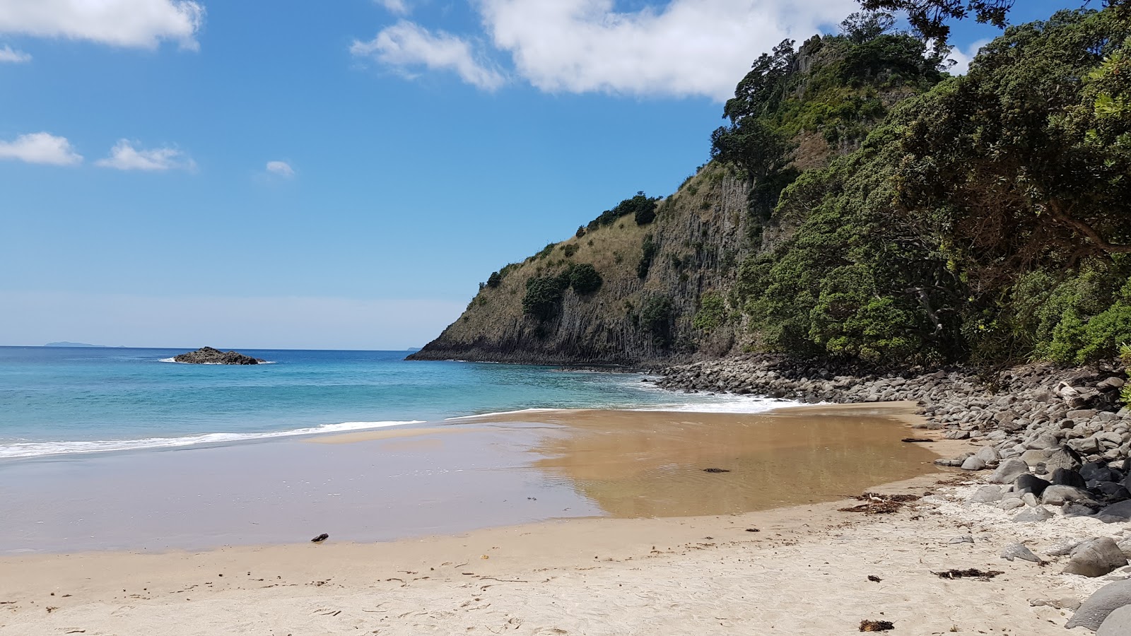 Photo de New Chums Beach et ses beaux paysages