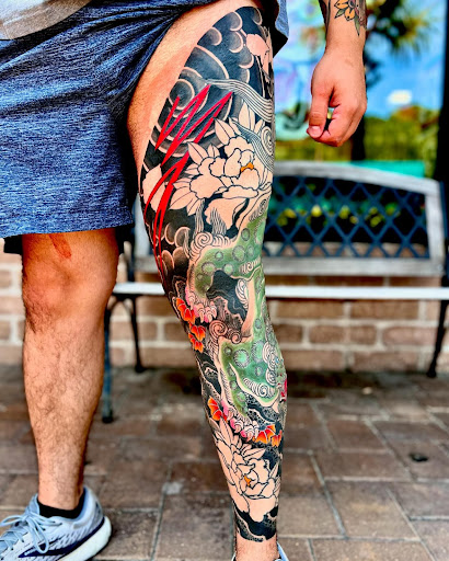 Explore clock tattoo ideas for guys, creative tattoo ideas in Virginia Beach, available at Salt Water Tattoo