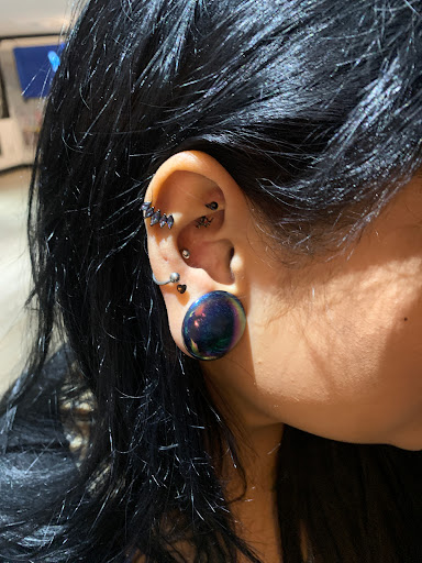 Explore tattoo ideas for family initials, creative tattoo ideas in Bronx, available at Glorious Tattoo Studios