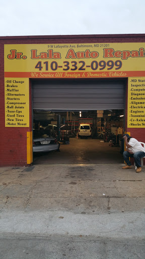 Auto Repair Shop «Jr. Lala Auto Repair Inc,», reviews and photos, 9 W Lafayette Ave, Baltimore, MD 21201, USA