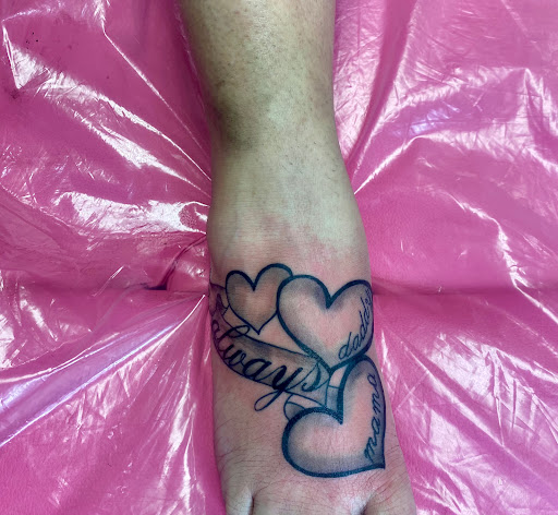 Explore flower shoulder tattoo ideas, creative tattoo ideas in Lake City, available at Crooked Spines Tattoo Studio
