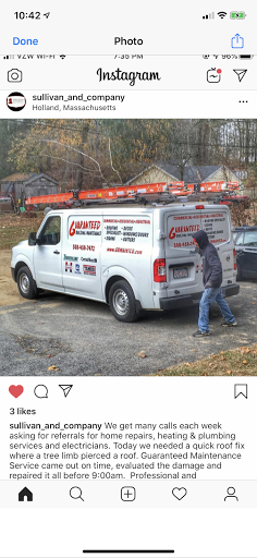 Roofing Contractor «Guaranteed Building Maintenance Co.», reviews and photos, 20 Ponton St, Sturbridge, MA 01566, USA