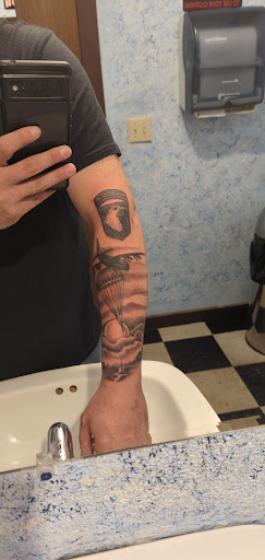 Explore mgk tattoo ideas, creative tattoo ideas in Fond Du Lac, available at In Your Face Tattooz LLC