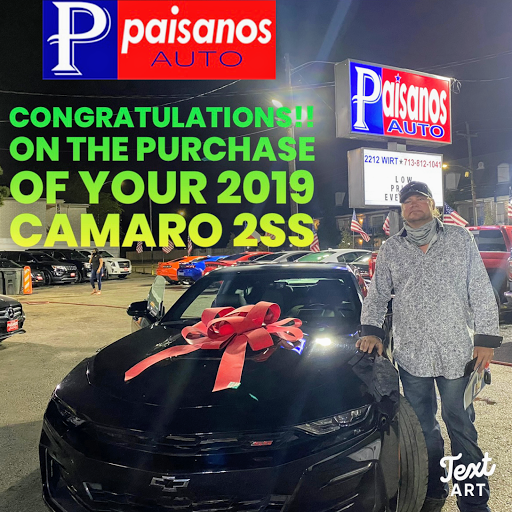 Used Car Dealer «Paisanos Auto Sales», reviews and photos, 2212 Wirt Rd, Houston, TX 77055, USA