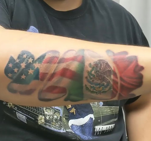 Explore harry potter hand tattoo ideas, creative tattoo ideas in Houston, available at Katy Piercing and Tattoo at Venetian