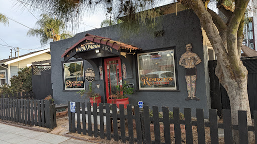 Explore front thigh tattoo ideas, creative tattoo ideas in San Diego, available at Remington Tattoo Parlor