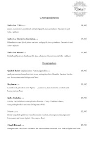 Rumi's am Golfplatz à Bad Windsheim carte