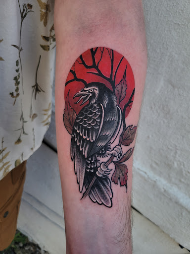 Explore german american tattoo ideas, creative tattoo ideas in Kirksville, available at Nightshade Tattoo and Body Piercing