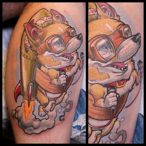 Explore bourbon glass tattoo idea, creative tattoo ideas in San Antonio, available at Dandyland Custom Tattoo and Professional Body Piercing