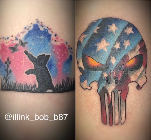 Explore shield tattoo ideas, creative tattoo ideas in Southaven, available at Illusion Ink