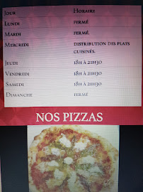 Pizza de JP et Lolo à Saint-Laurent-de-Mure carte