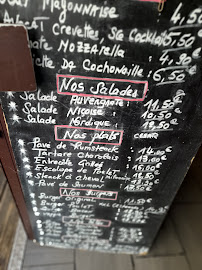 Restaurant français Au Bistrot de la Montagne à Paris - menu / carte