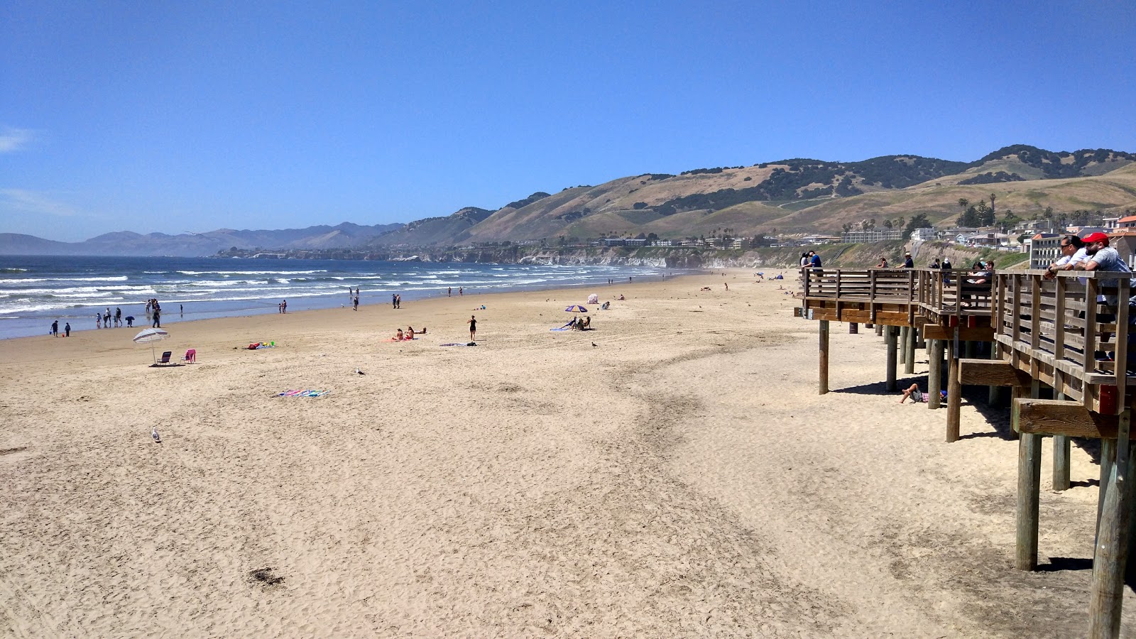 Photo of Pismo Beach with long straight shore