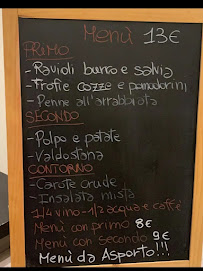 Carte du Bar Pizzeria Tiffany à Varazze