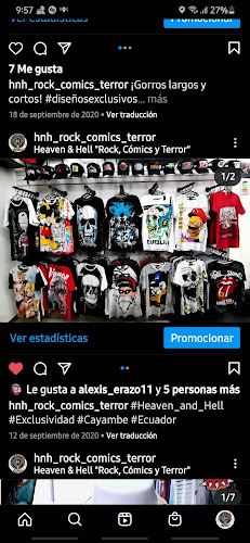 Heaven & Hell "Rock, Cómics y Terror" - Tienda de ropa