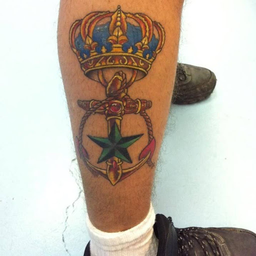 Explore beautiful flower tattoo ideas, creative tattoo ideas in Lafayette, available at Crown & Anchor Tattoos