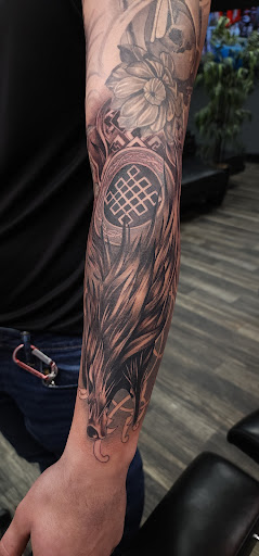 Explore redfish tattoo ideas, creative tattoo ideas in Anchorage, available at SDITATTOO, LLC