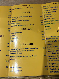 Restaurant marocain little Morocco ® à Paris (la carte)