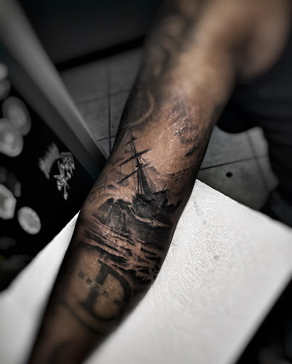 Explore cute witchy tattoo ideas, creative tattoo ideas in Lavonia, available at 1890 Tattoo Co.