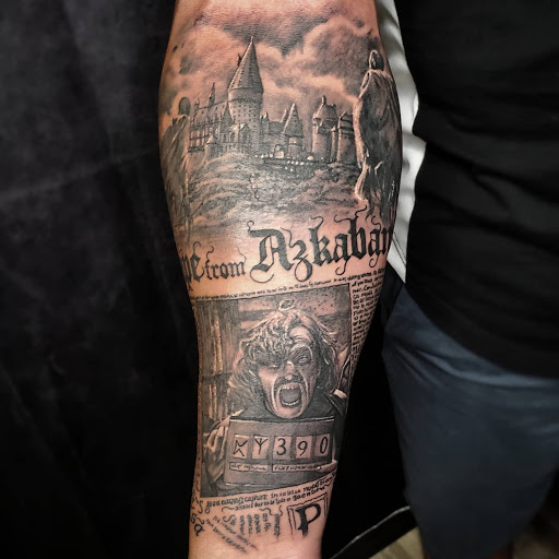 Explore first child tattoo ideas for dad, creative tattoo ideas in Utica, available at Watchtower Tattoo Company