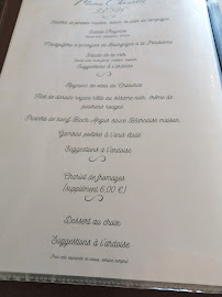 Auberge la Lucarne aux Chouettes à Villeneuve-sur-Yonne menu