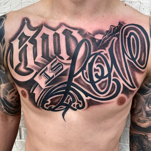 Explore heart on my sleeve tattoo ideas, creative tattoo ideas in Oklahoma City, available at Oklahoma Tattoo Collective