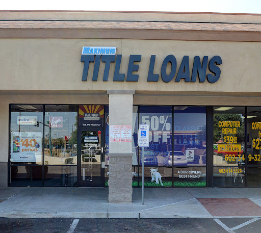 Maximum Title Loans, 2701 W Northern Ave, Phoenix, AZ 85051, USA, Loan Agency