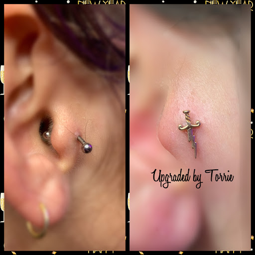 Explore cool anime tattoo ideas, creative tattoo ideas in Fort Walton Beach, available at Piercings by Torrie
