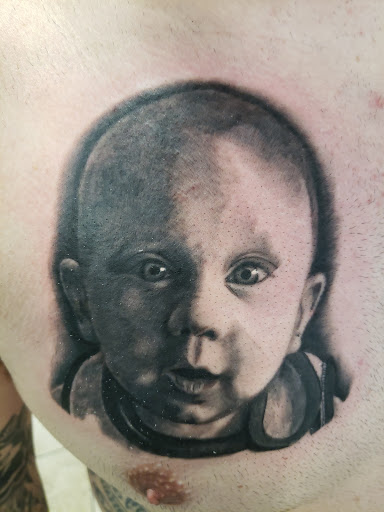 Explore fishing pole tattoo ideas, creative tattoo ideas in Baraboo, available at Gold Leaf Tattoo Collective and Art Gallery
