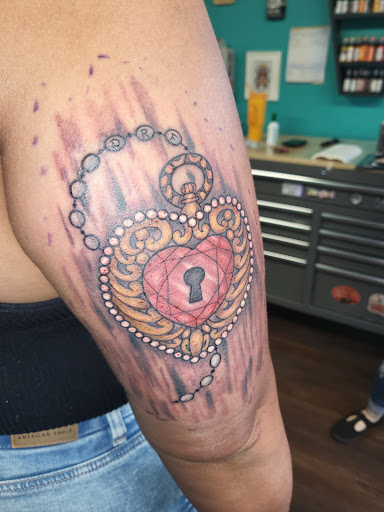 Explore cool sleeve tattoo ideas for guys, creative tattoo ideas in Apple Valley, available at Tried and True Tattoo Parlor