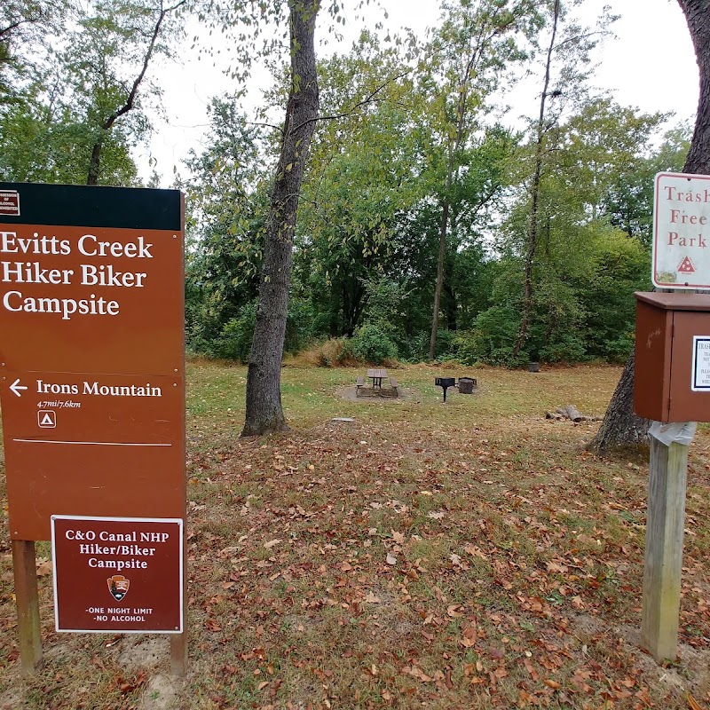 Evitts Creek Campsite