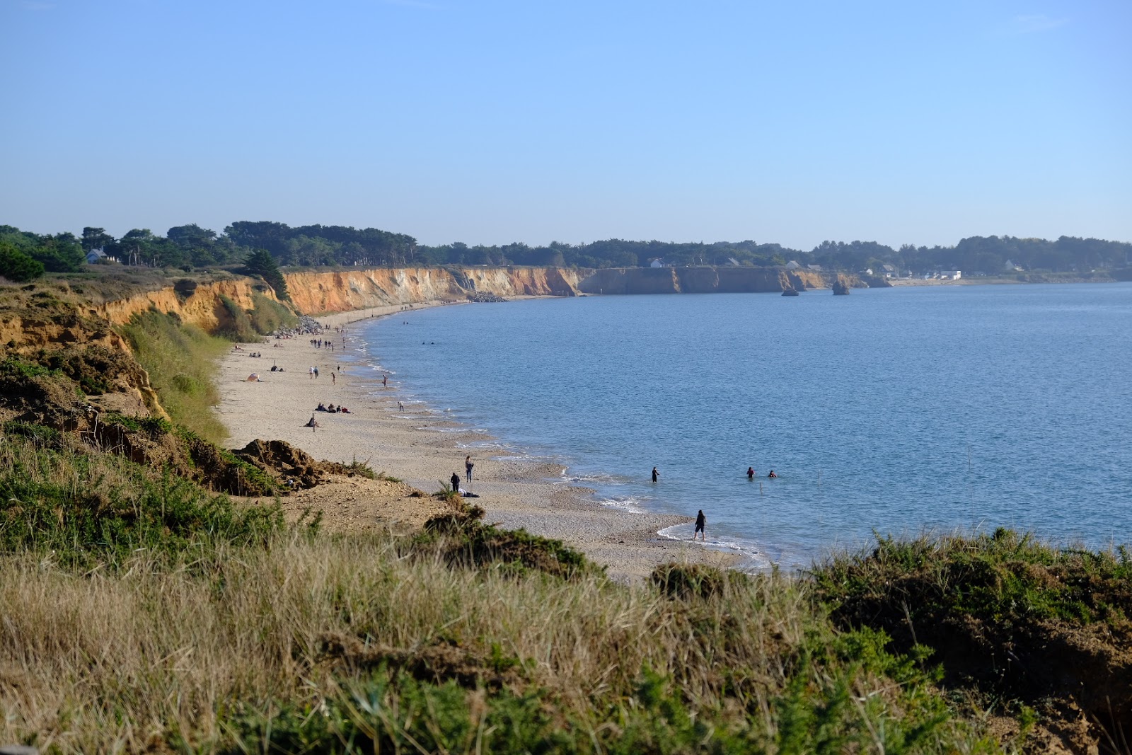 Fotografija Plage de la Mine d'Or z dolga ravna obala